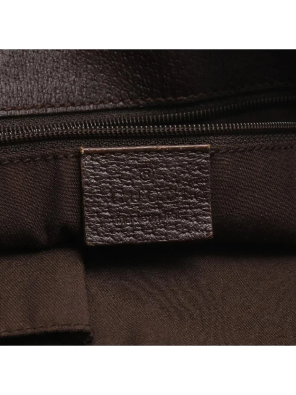 Gucci Tote GG Canvas Beige Dark Brown